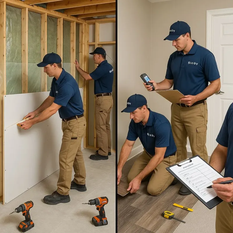 Repairs and Reconstruction process in Roberts, WI